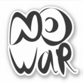 Kein Krieg Aufkleber (Vorderseite)