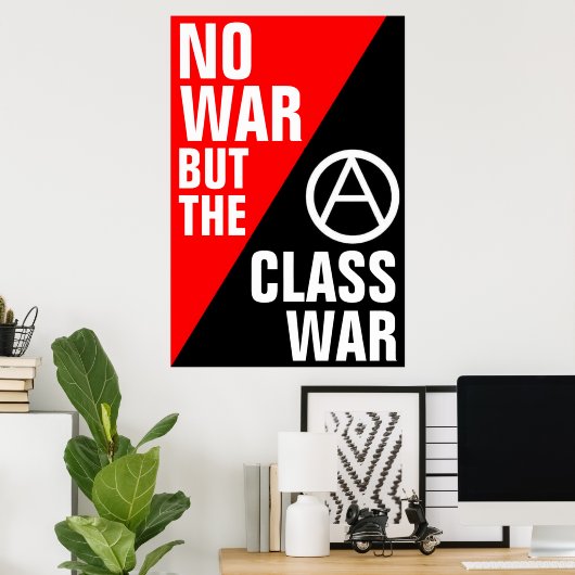 kein Krieg außer dem Klassenkampf Poster (Heimbüro)