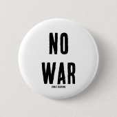 KEIN KRIEG BUTTON (Vorderseite)