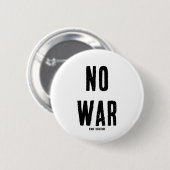 KEIN KRIEG BUTTON (Vorne & Hinten)