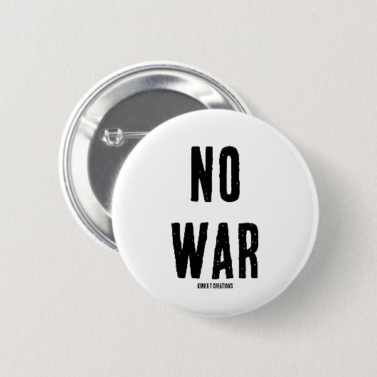 KEIN KRIEG BUTTON (Vorne & Hinten)