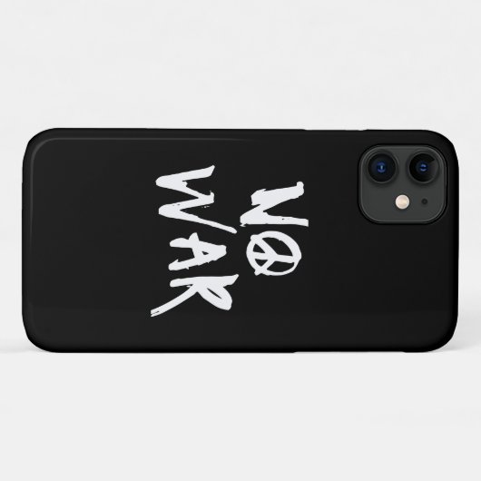 Kein Krieg Case-Mate iPhone Hülle (Rückseite (Horizontal))