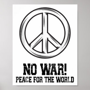 Kein Krieg, Frieden, Antiwar, kein Krieg Poster