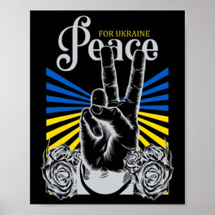 Kein Krieg Frieden für die Ukraine  Poster