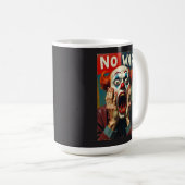 Kein Krieg gegen den Iran Frieden Kaffeetasse (VorderseiteRechts)