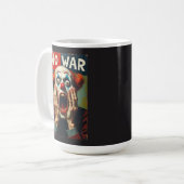 Kein Krieg gegen den Iran Frieden Kaffeetasse (Vorderseite Links)