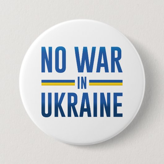 Kein Krieg in der Ukraine Button (Vorderseite)
