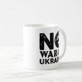 Kein Krieg in der Ukraine Kaffeetasse (VorderseiteRechts)