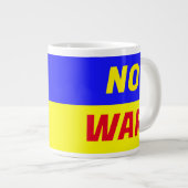 KEIN KRIEG Jumbo-Tasse (Vorderseite Rechts)