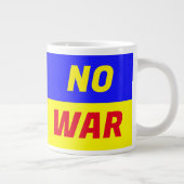 KEIN KRIEG Jumbo-Tasse (Rechts)