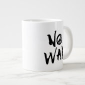 Kein Krieg Jumbo-Tasse (Vorderseite Rechts)