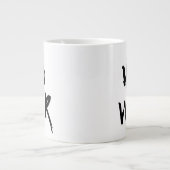 Kein Krieg Jumbo-Tasse (Vorderseite)