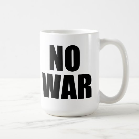 KEIN KRIEG KAFFEETASSE (Rechts)
