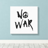 Kein Krieg Leinwanddruck (Insitu (Holzboden))