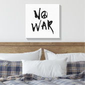 Kein Krieg Leinwanddruck (Insitu (Schlafzimmer))