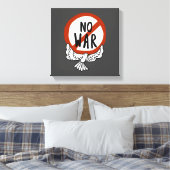 Kein Krieg mit der Taube Leinwanddruck (Insitu (Schlafzimmer))