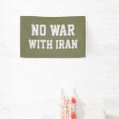 KEIN KRIEG MIT IRAN Banner (InSitu)