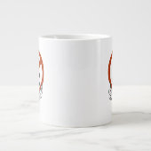 Kein Krieg mit Taube Jumbo-Tasse (Vorderseite)