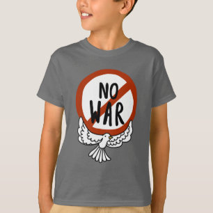 Kein Krieg mit Taube T-Shirt
