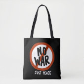 Kein Krieg nur Frieden Tasche (Vorderseite)