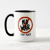 Kein Krieg nur Frieden Tasse (Links)