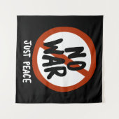 Kein Krieg nur Frieden Wandteppich (Vorderseite (Horizontal))