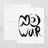Kein Krieg Postkarte (Vorne/Hinten)