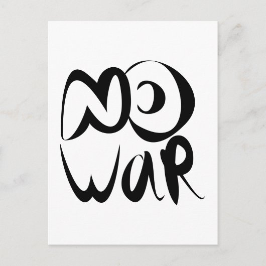 Kein Krieg Postkarte (Vorderseite)