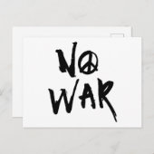 Kein Krieg Postkarte (Vorne/Hinten)