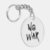 Kein Krieg Schlüsselanhänger (Vorderseite links)