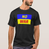 KEIN KRIEG Schwarzer T - Shirt (Vorderseite)