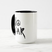 Kein Krieg Tasse (Vorderseite Links)