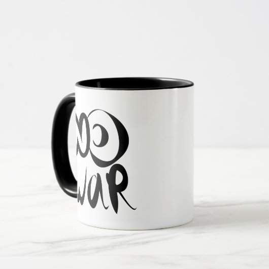 Kein Krieg Tasse (Vorderseite Links)