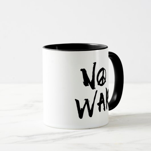 Kein Krieg Tasse (VorderseiteRechts)