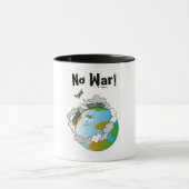 Kein Krieg! Tasse (Zentrum)