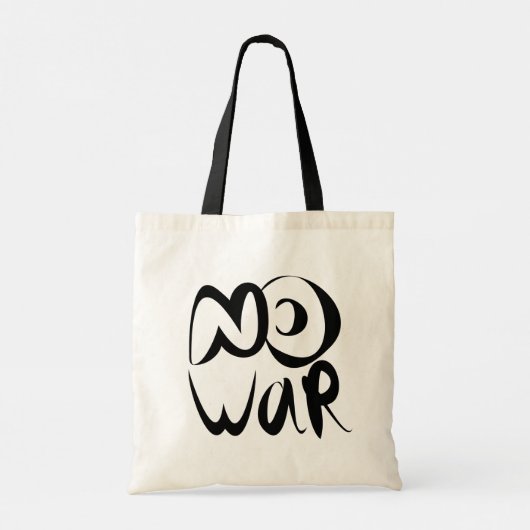 Kein Krieg Tragetasche (Rückseite)