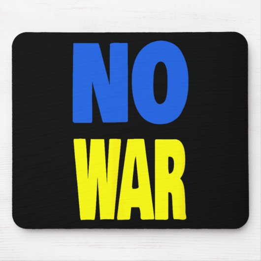 Kein Krieg Ukraine Mousepad (Vorne)