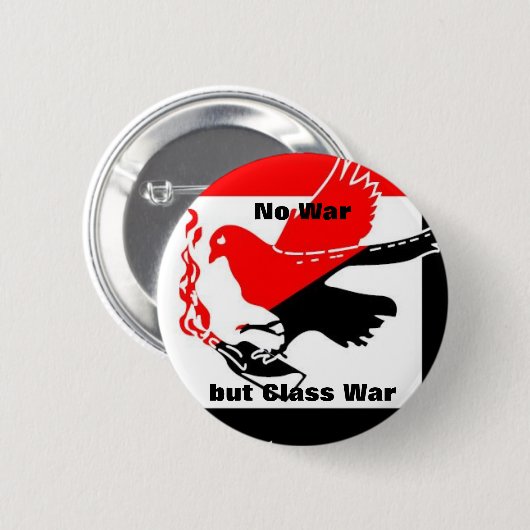 Kein Kriegsknopf Button (Vorne & Hinten)