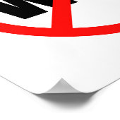 Kein Kriegssymbol Poster (Ecke)