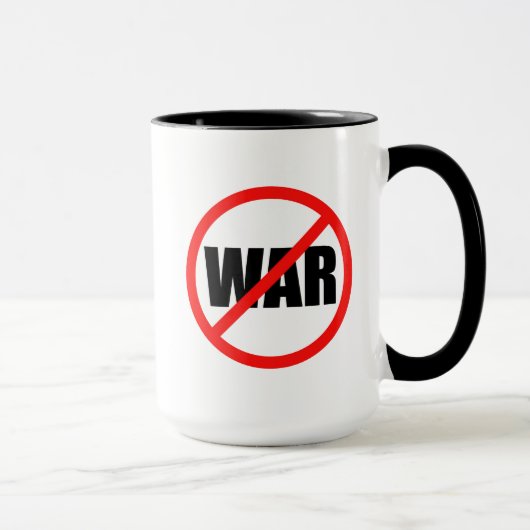 Kein Kriegszeichen Tasse (Rechts)
