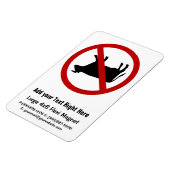 KEIN Kuhkippen! Magnet (Linke Seite)