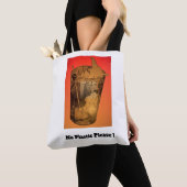 Kein Kunststoff bitte Tasche (Von Nahem)