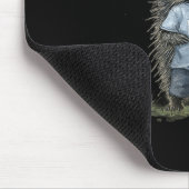 Kein Kuscheliger Igel Mousepad (Ecke)