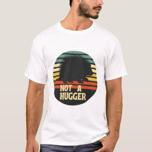 Kein Kuscheltier Stachelschwein Schwarz T-Shirt