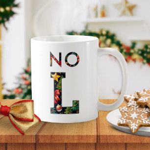 "Kein L" Pun Humor Personalisiertes Weihnachten Lu Kaffeetasse