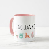 Kein Lama Drama Tasse (Vorderseite Links)