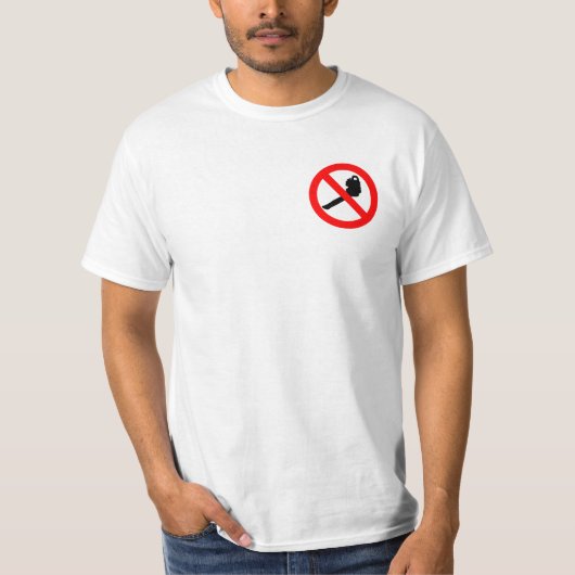 Kein Laubsauger-Logo T-Shirt (Vorderseite)