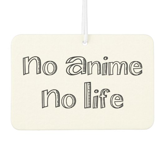 kein Leben Autolufterfrischer (Vorderseite)