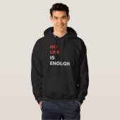 Kein Leben genug Anime Funny Novelty Hoodie (Vorne ganz)
