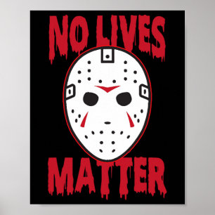 Kein Leben Horror Maske Halloween Kostüme Poster